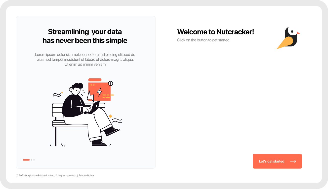 nutracker-welcome-screen